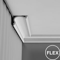 Гладкий карниз Alza Decor C341