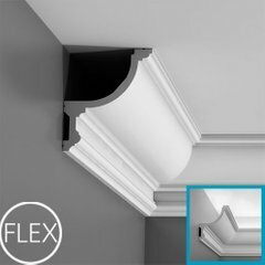 Гладкий карниз Alza Decor C901