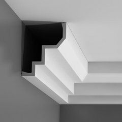 Гладкий карниз Alza Decor C300