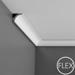 Гладкий карниз Alza Decor C260
