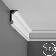 Гладкий карниз Alza Decor C321