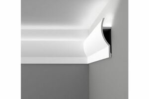 Гипсовый потолочный плинтус: виды и их особенности