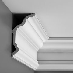 Гладкий карниз Alza Decor C332